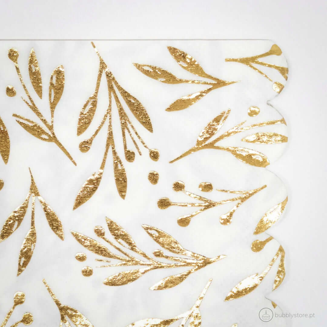 Servilletas de pan de oro