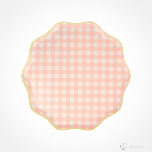 Pratos Xadrez Pequenos