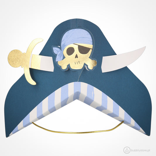 Chapéus Pirata Azul