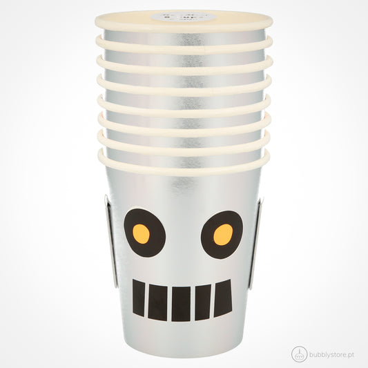 Copos Robot Astronautas