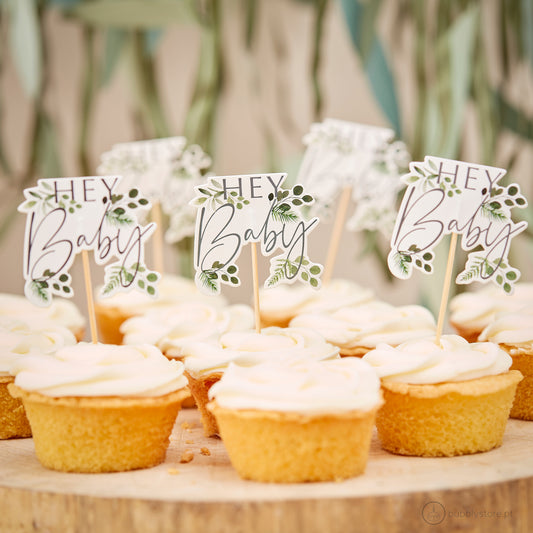 Toppers Cupcakes Hey Baby