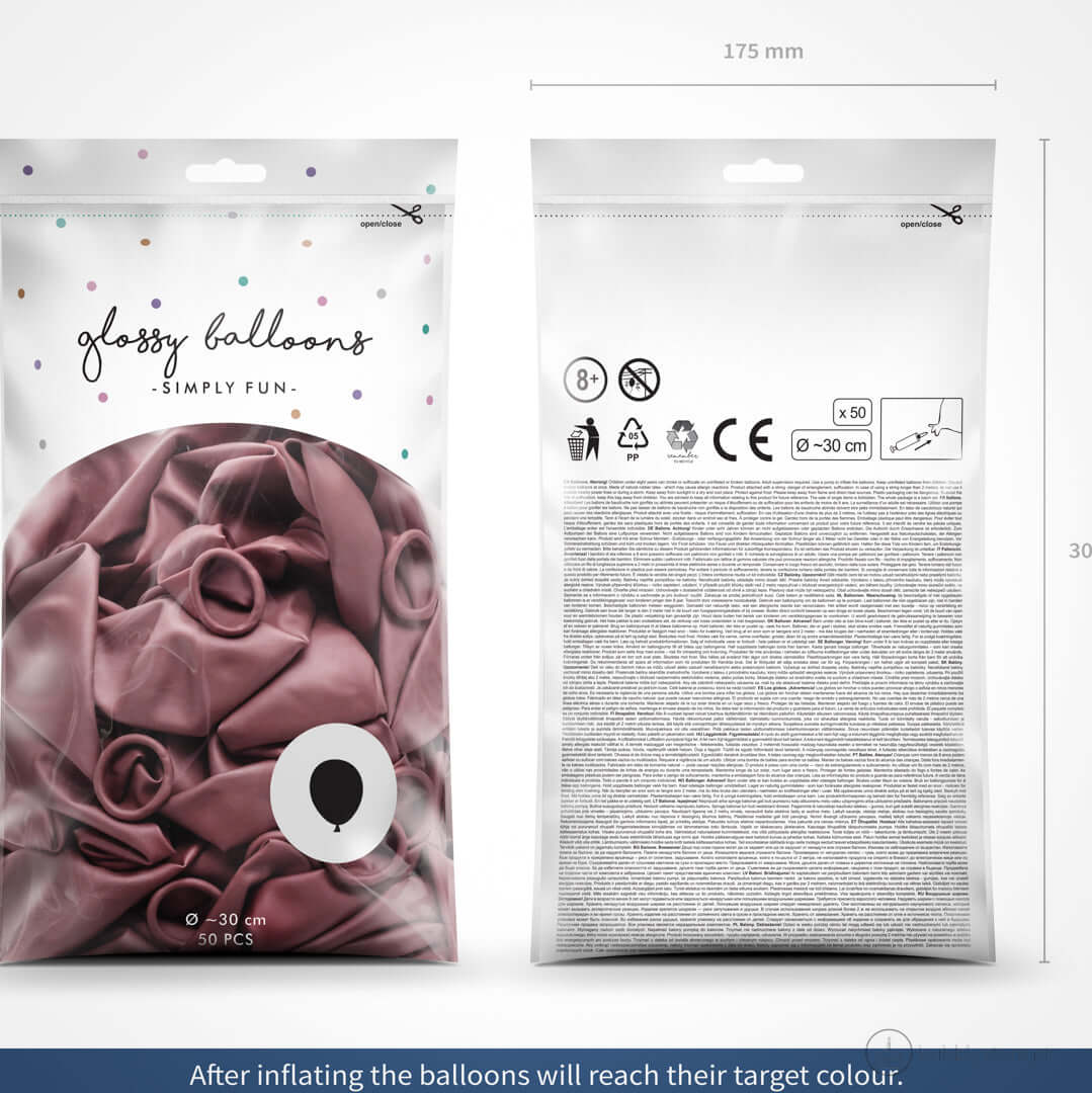 Balões Rose Gold Brilhante (30cm)