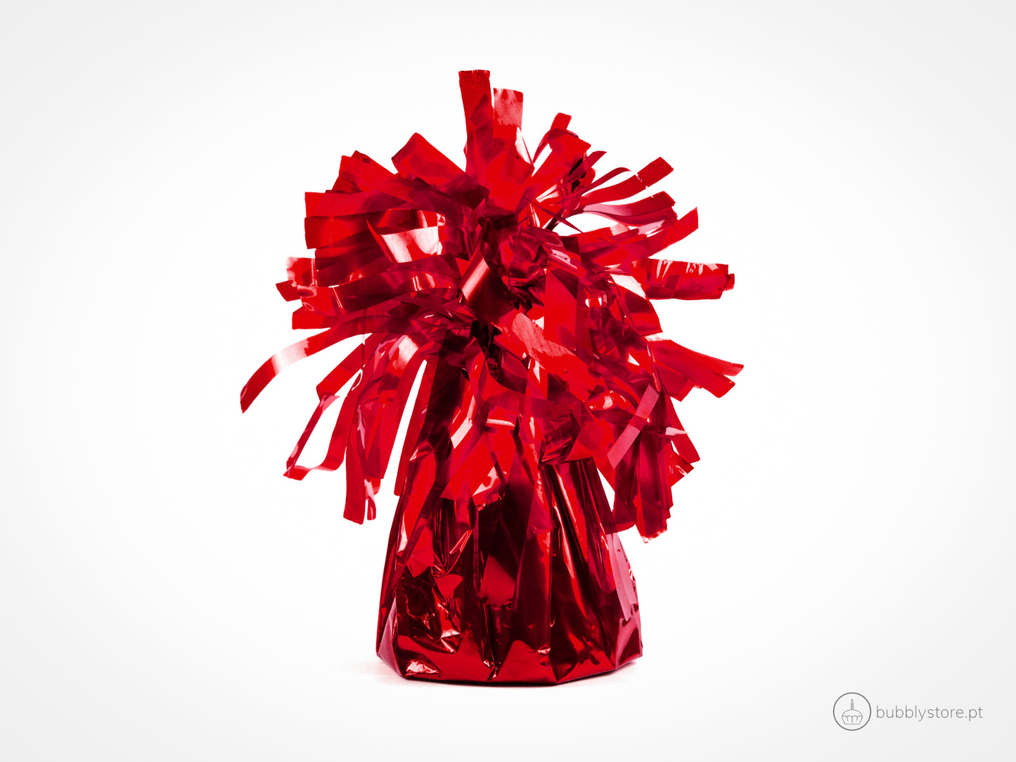 Peso vermelho para balões para decoração festa aniversário, com aproximadamente 130g.