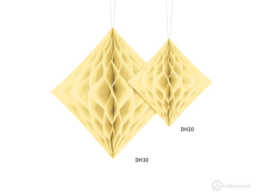 Losango Papel Creme (20cm)