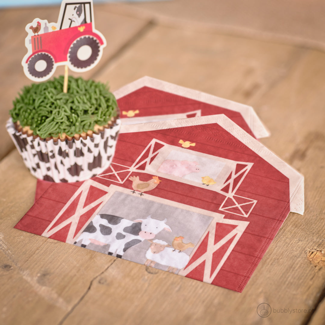 Servilletas de animales de granja