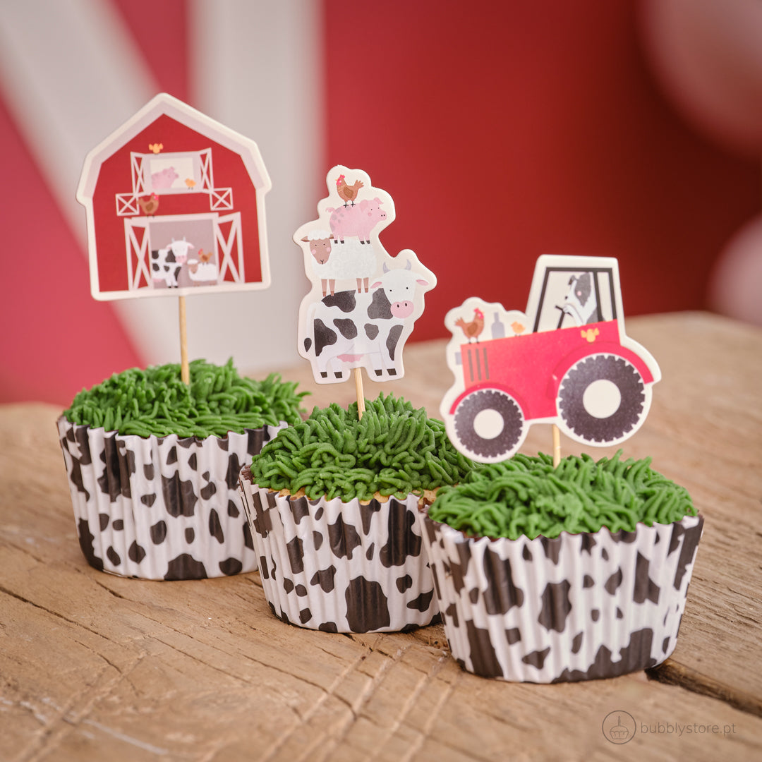 Farm Animal Cupcake Toppers
