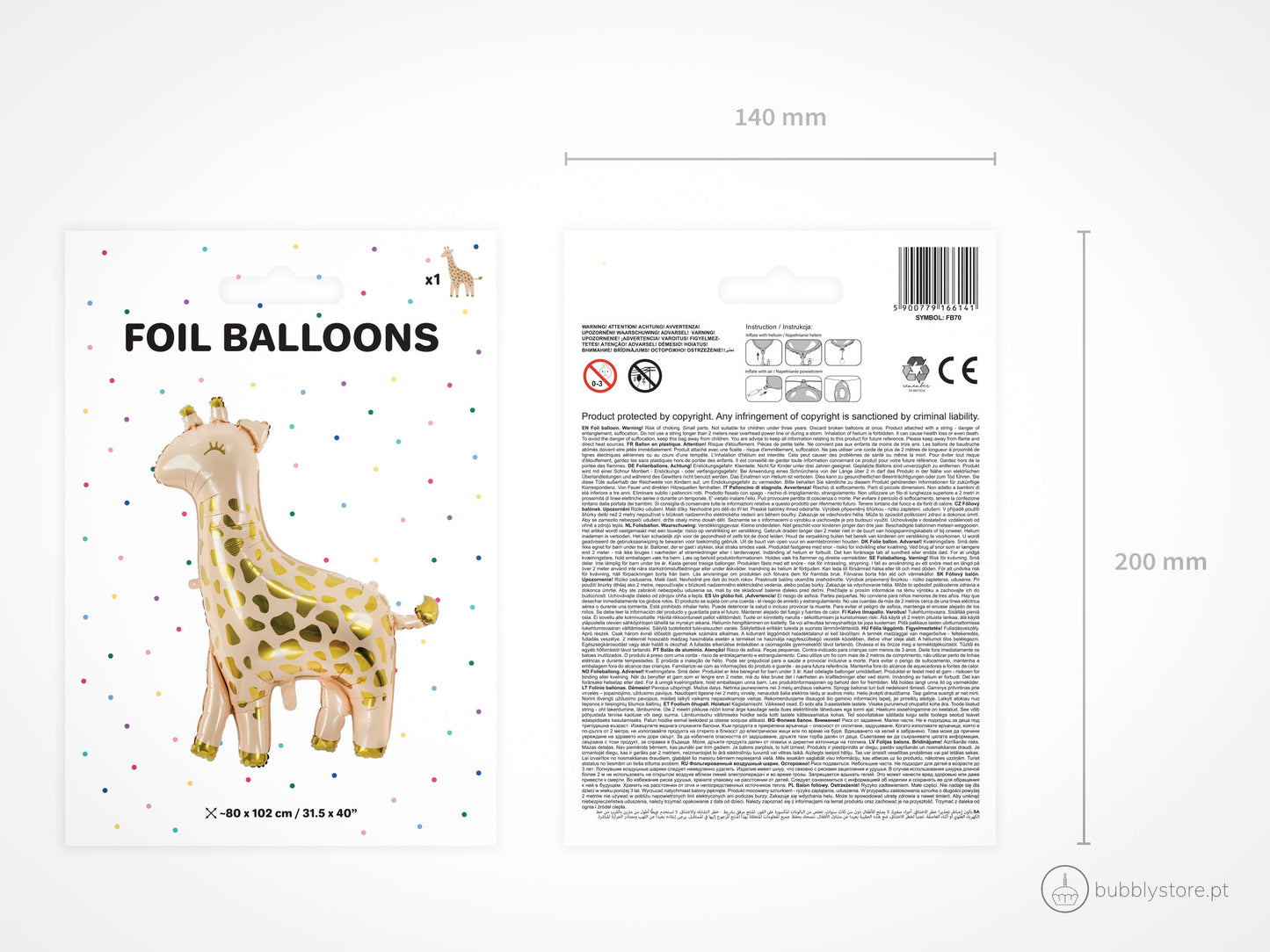 Balão Girafa