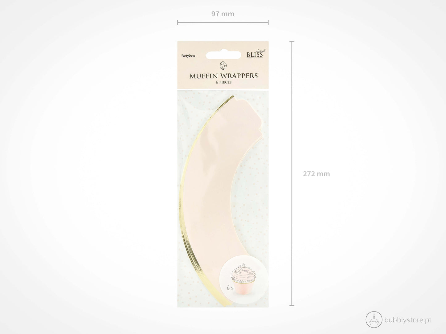 Formas de cupcakes rosas