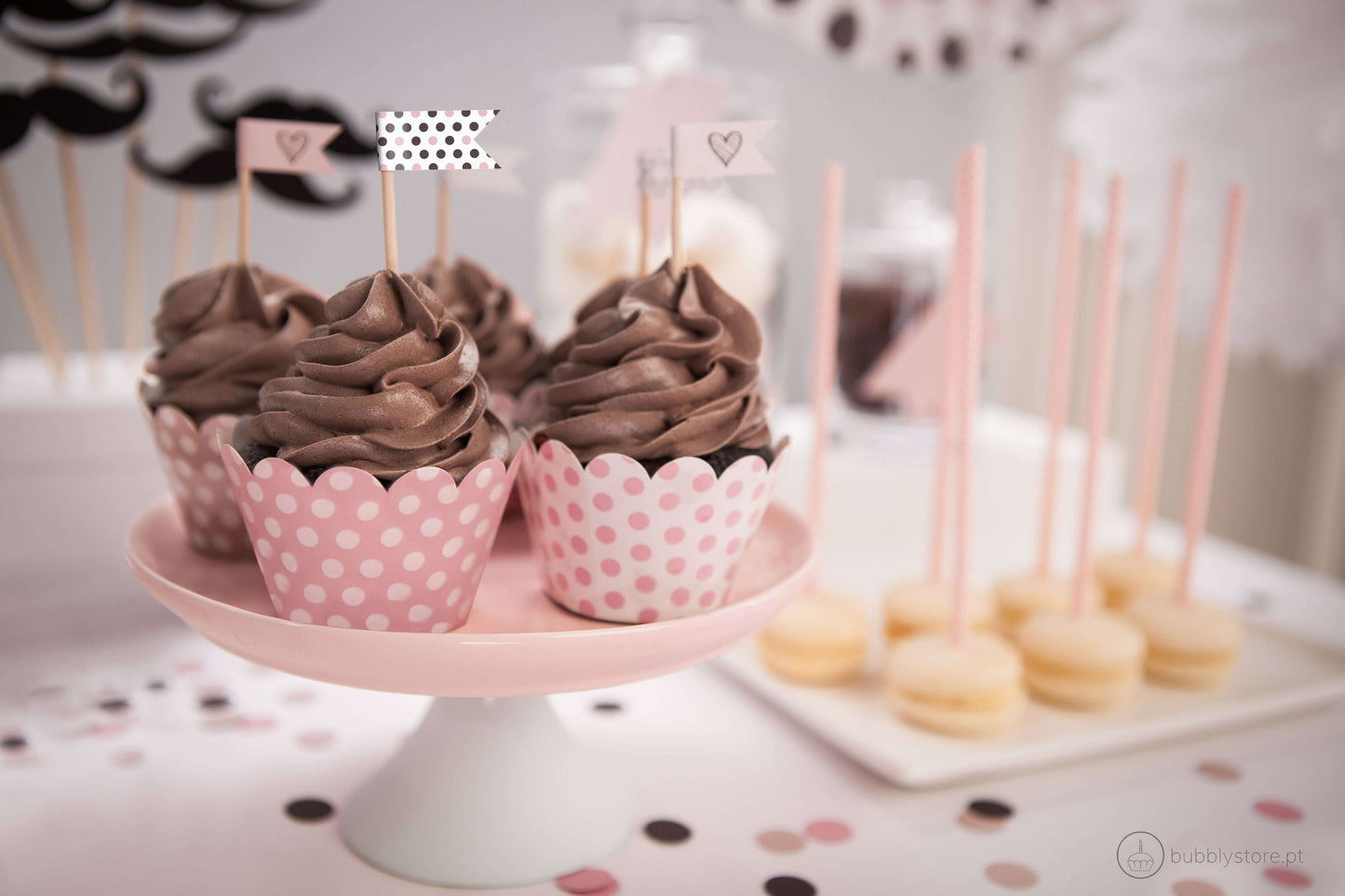 Kit Cupcakes Bolinhas