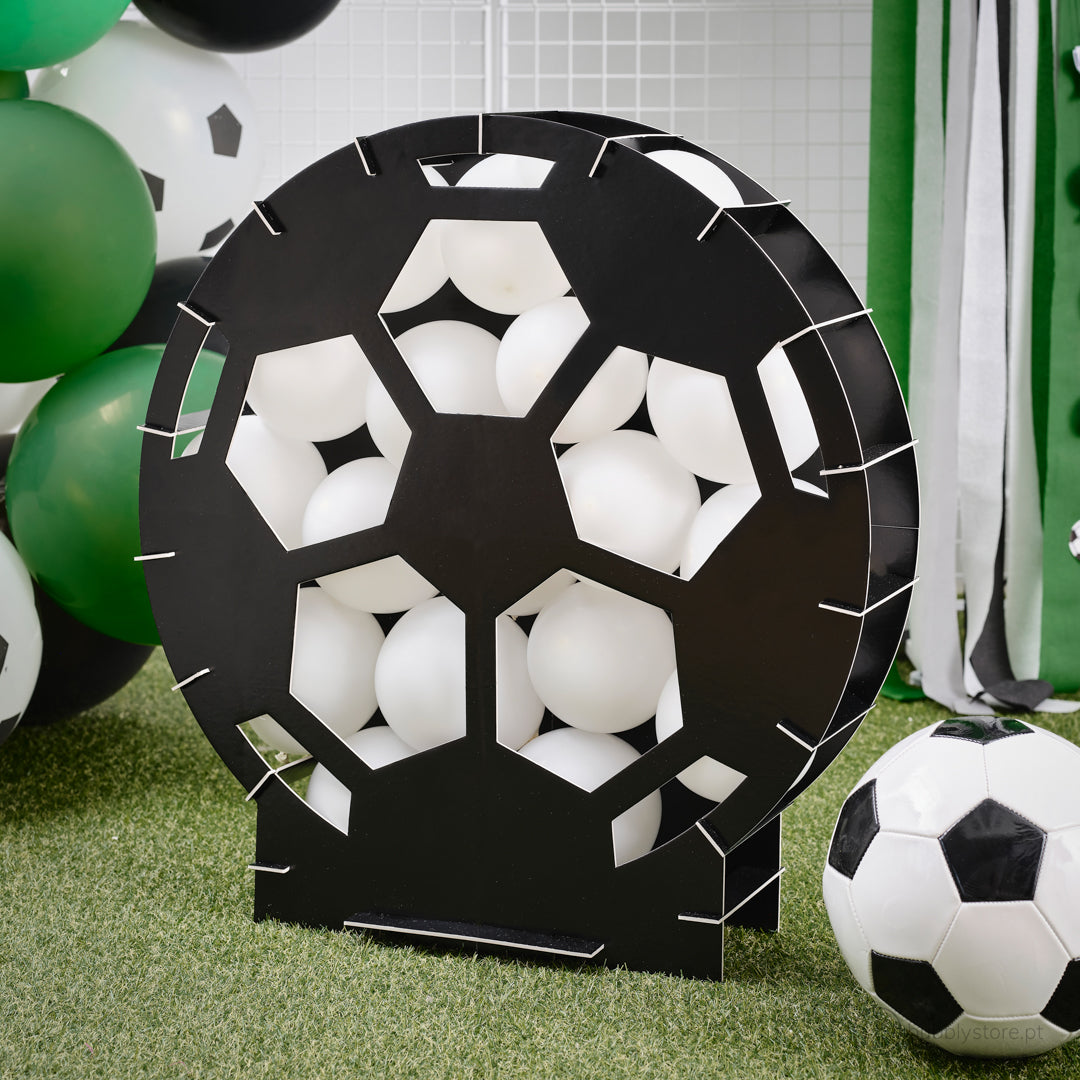 Soporte para globos de balón de fútbol