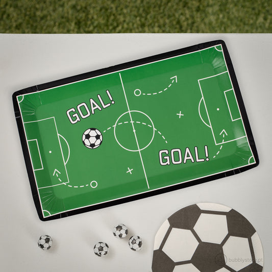 Platos de campo de fútbol