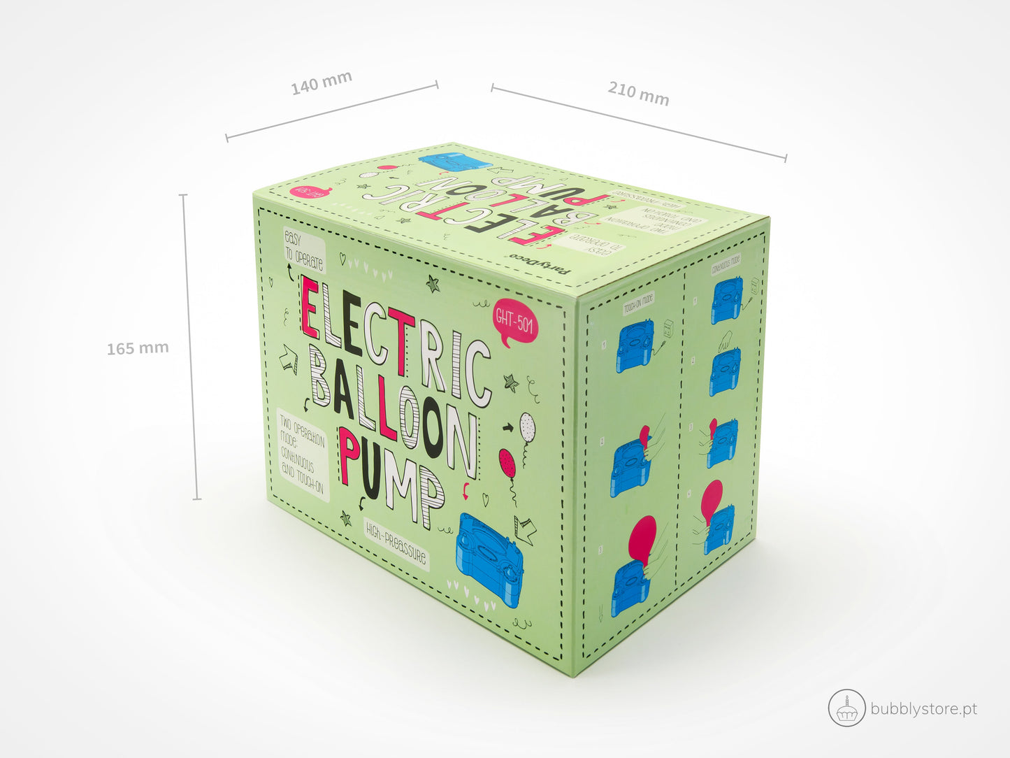 Bomba de Ar Elétrica 3 Bocas
