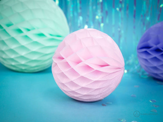 Bola Papel Rosa Claro (20cm)