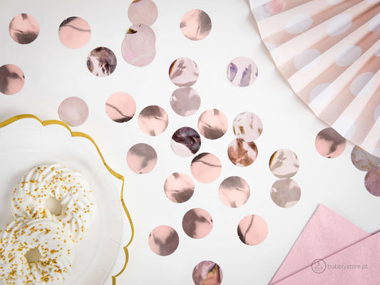 Confetis Rose Gold