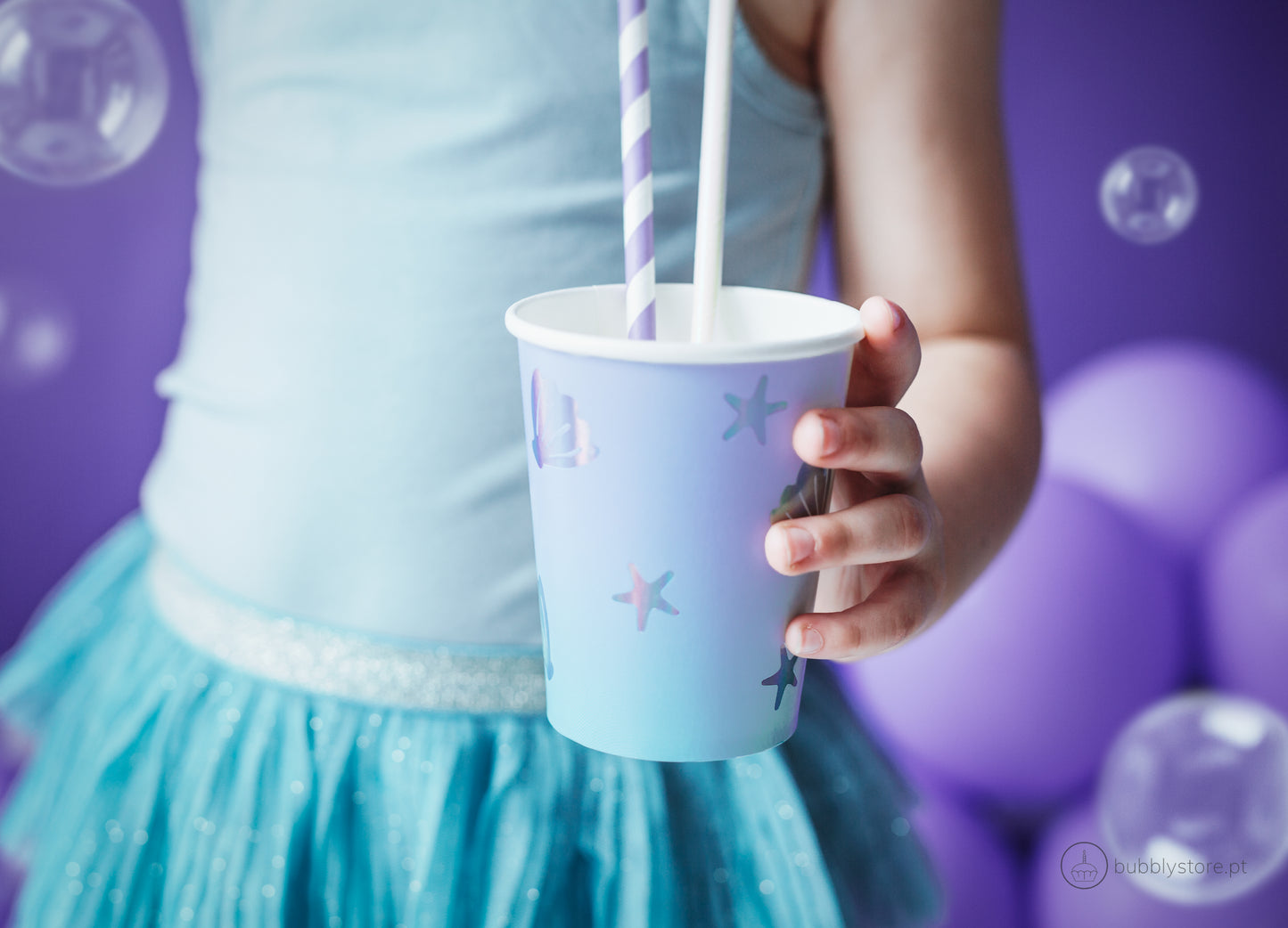 Copos Unicórnio do Mar