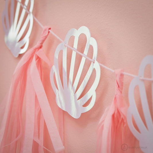 Grinalda Conchas Iridescente