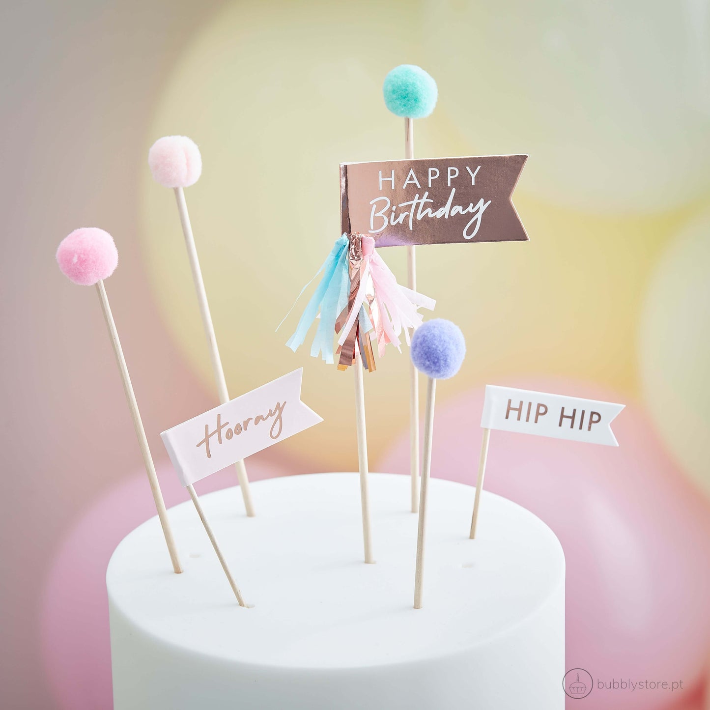 Pompom Cake Topper
