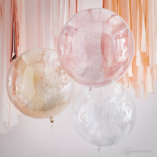 Glitter Metallic Balloons
