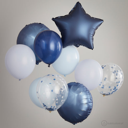 Kit de globos azul marino
