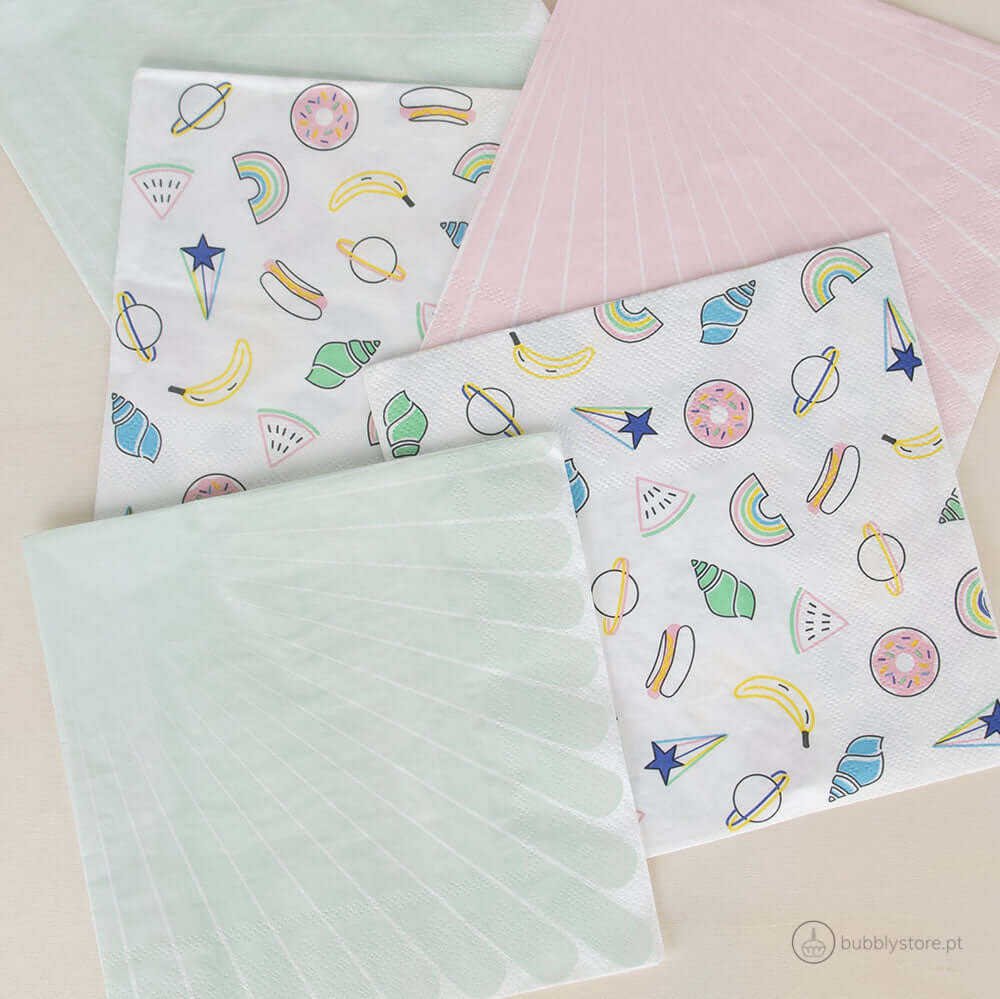 Pastel Green Napkins
