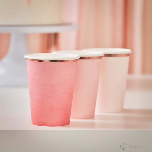 Copos Rosa Degrade