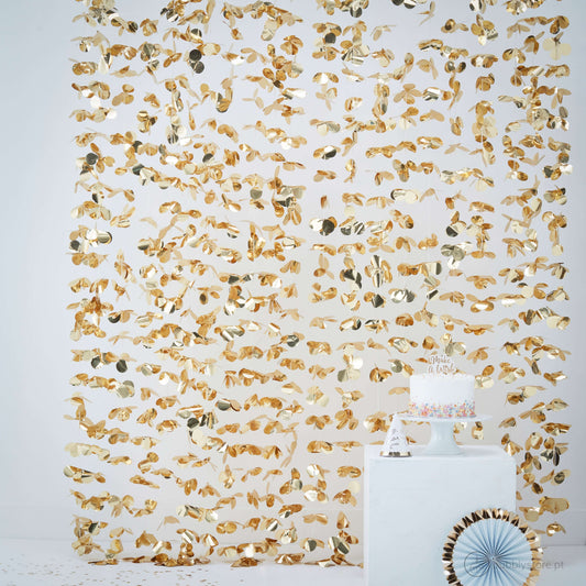 Golden Flower Curtain