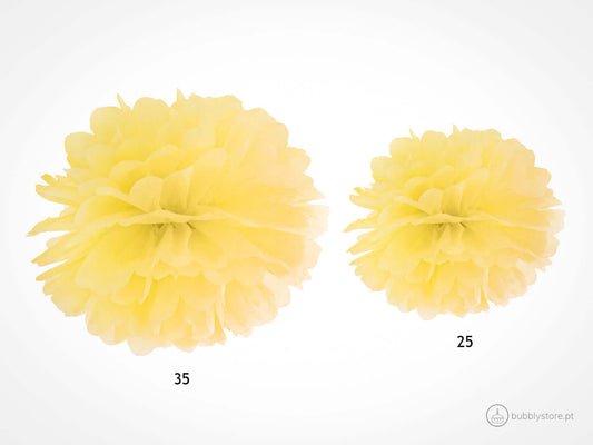Pompom Amarelo (25cm)