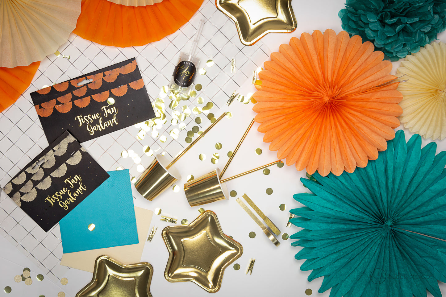 Rosetas Azul Turquesa