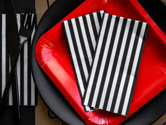 Guardanapos Riscas Pretos