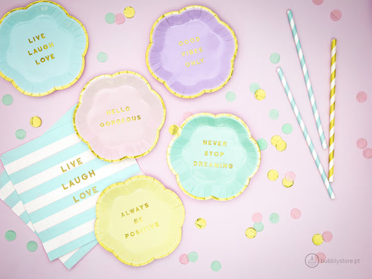 Blue Striped Napkins