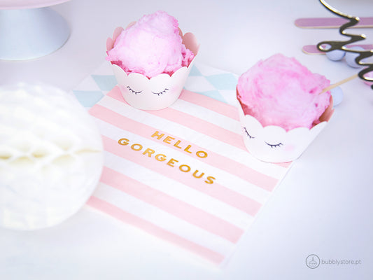 Guardanapos Riscas Rosa