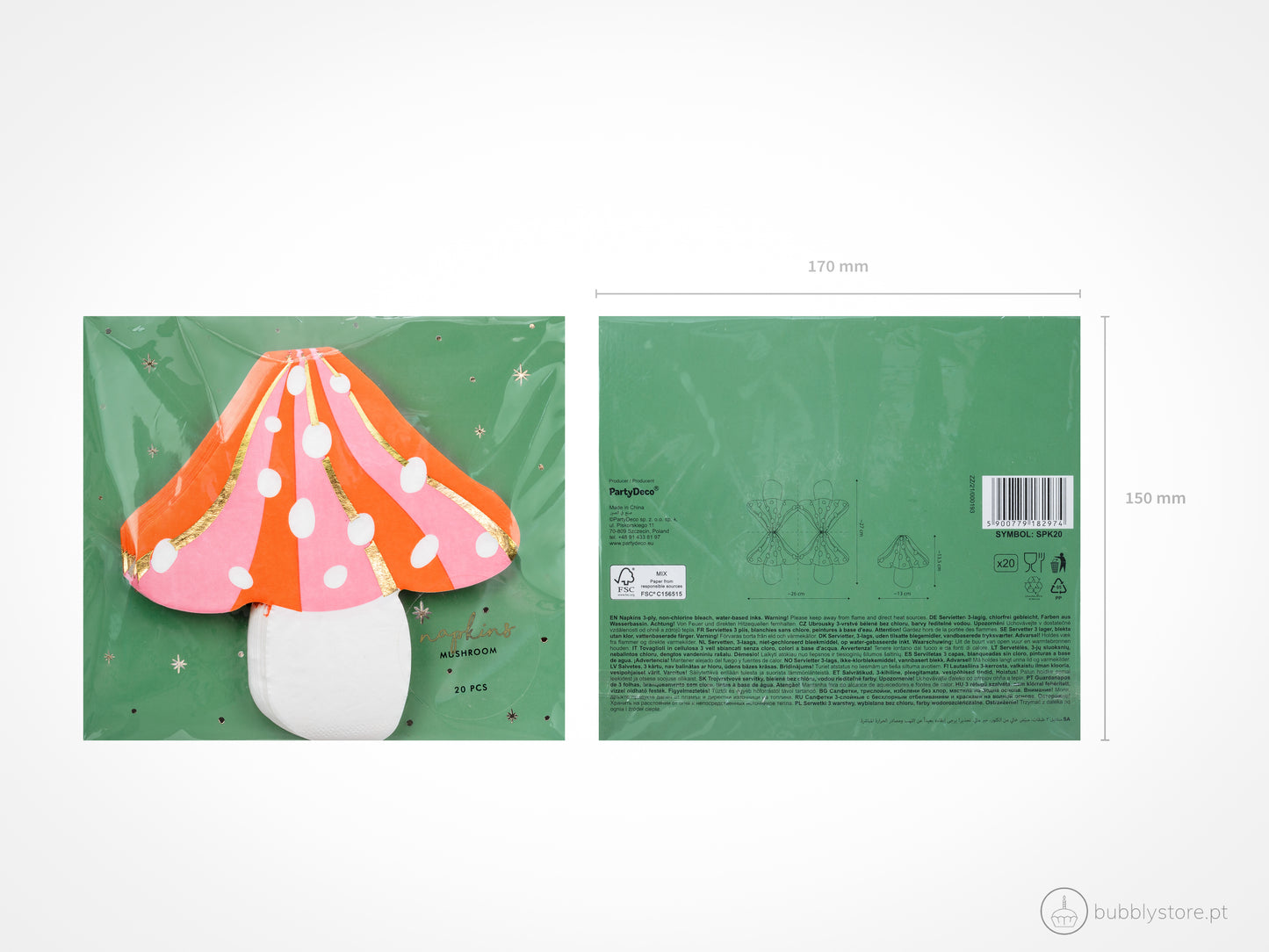 Guardanapos Cogumelo