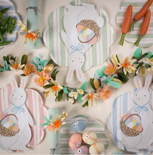 Pastel Stripes Plates