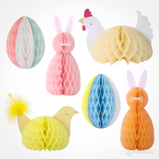 Decorações Papel Páscoa