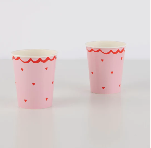 Copos Corações