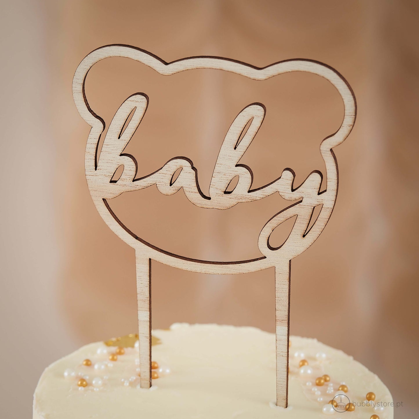 Adorno para tarta con osito de peluche