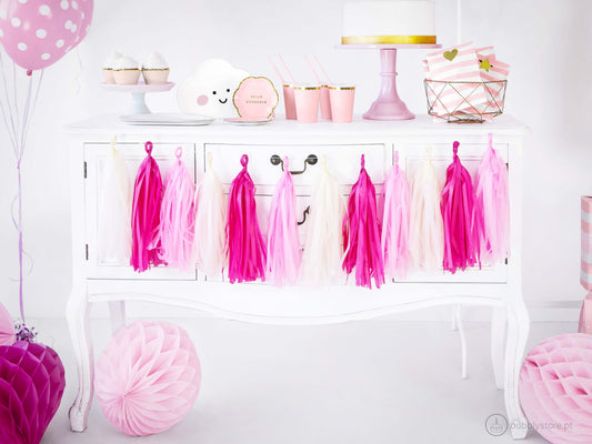 Grinalda Tassel Rosa