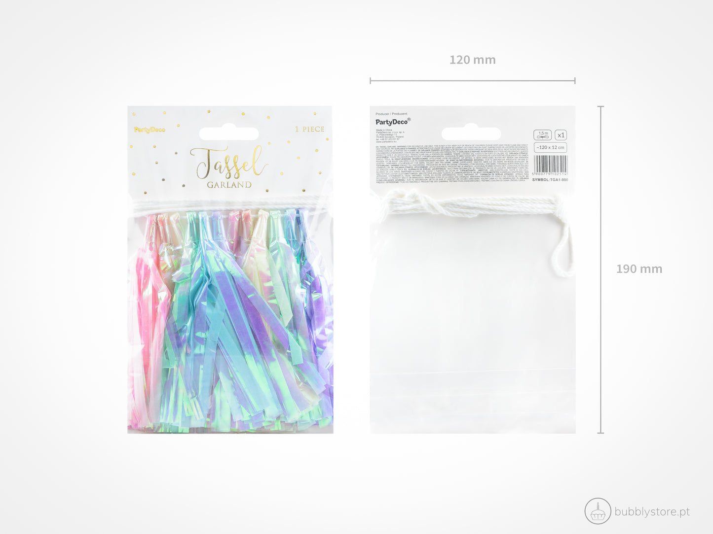 Grinalda Tassel Multicolorida