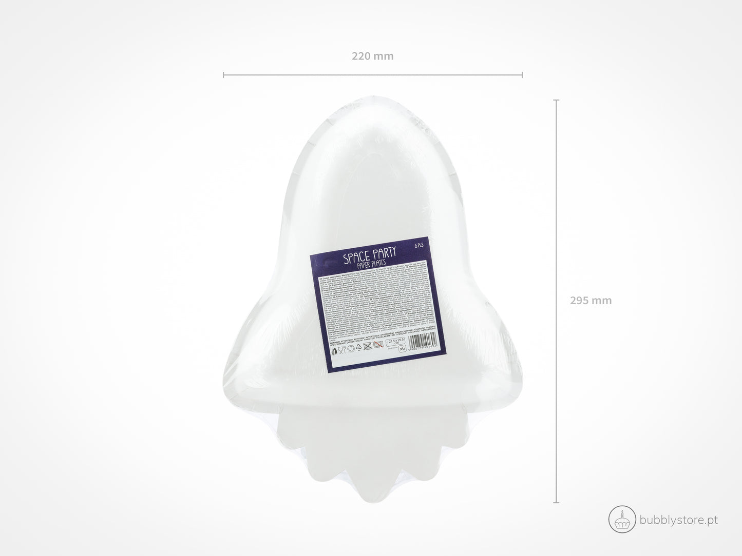 Pratos Foguetão Astronautas