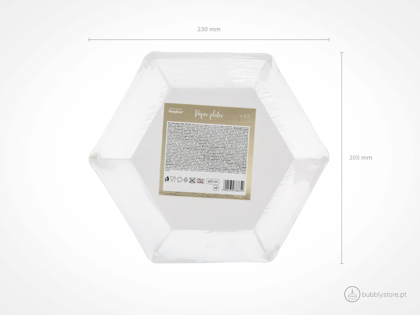 Pratos Folhas Rosa Claro