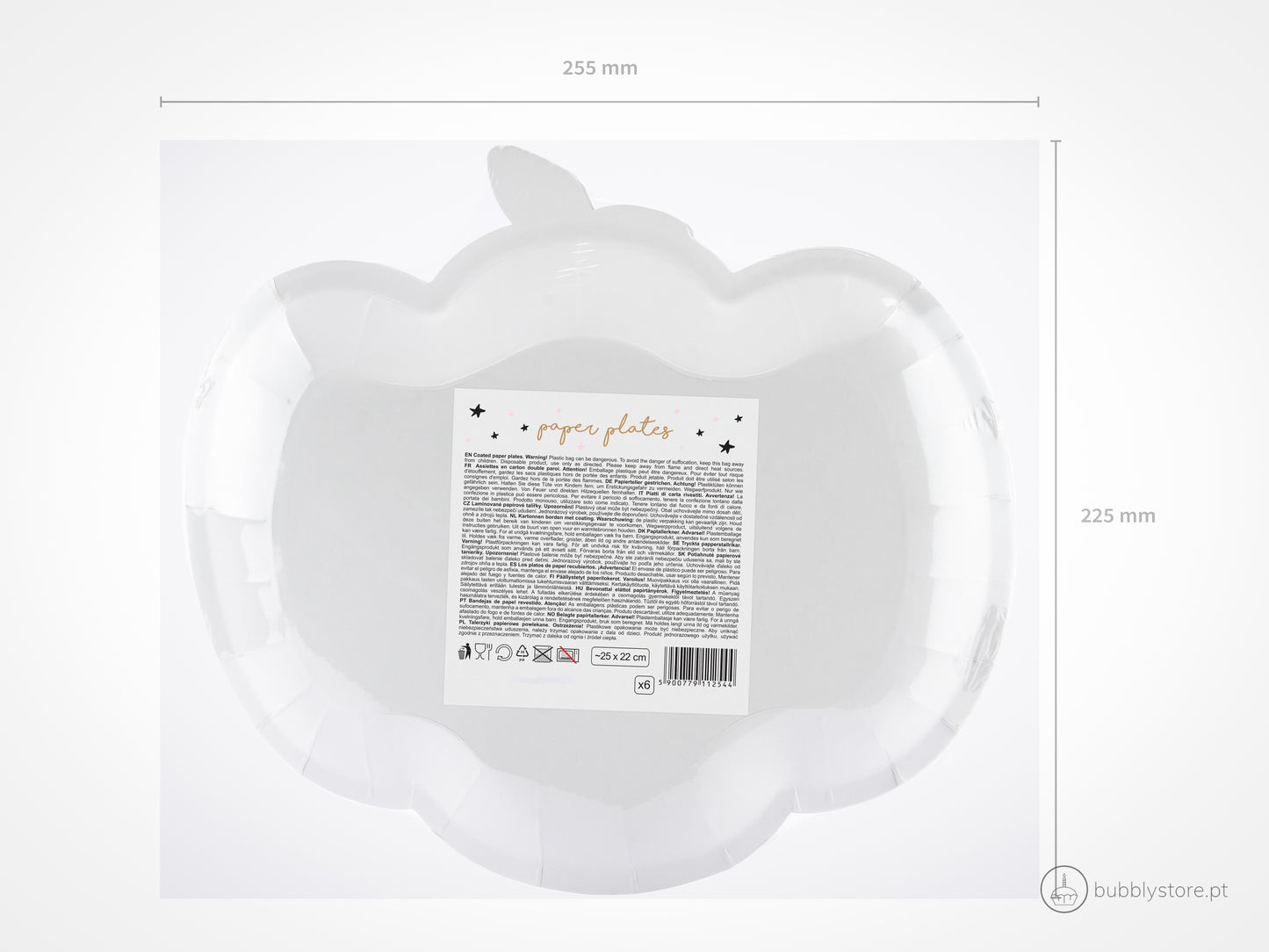 Platos De Calabaza Rosa