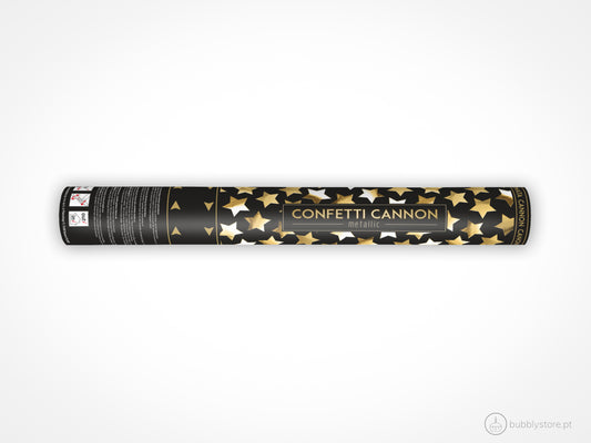 Gold Star Confetti Cannon