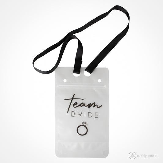 Bolsa para bebidas de despedida de soltera "Team Bride"