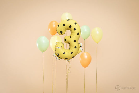 Balão 3 Leopardo - Bubbly