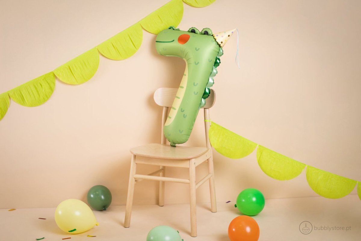 Balão 7 Crocodilo - Bubbly