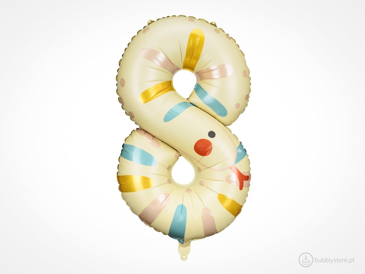 Balão número 8, com a medida de 43 x 72cm após enchimento.
Apto para enchimento com hélio ou ar.
Enchimento não incluído.