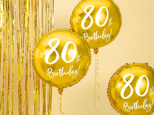 Balão 80 anos - Bubbly