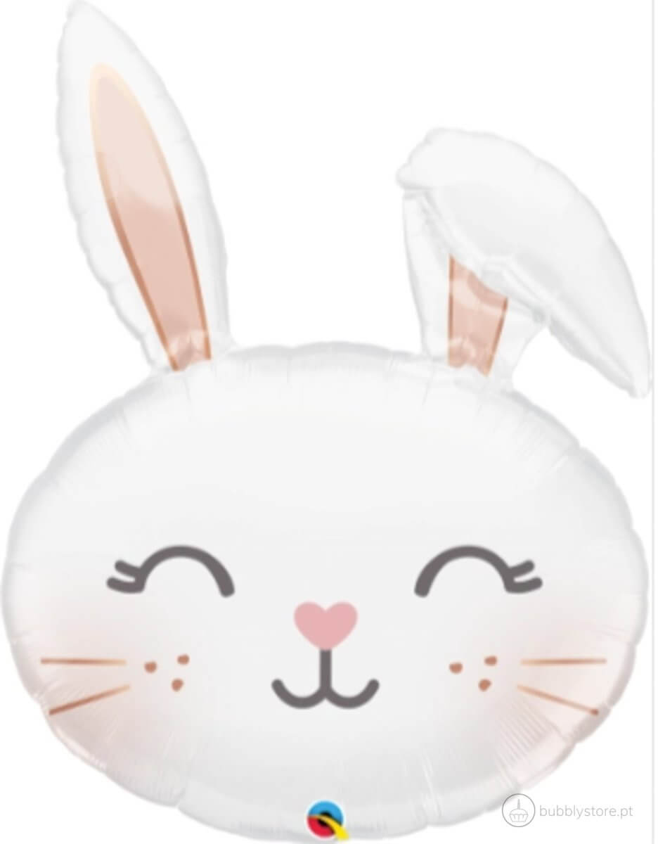 Balão em forma de coelho, com 94cm.
Apto para enchimento com hélio ou ar.
Enchimento não incluído.