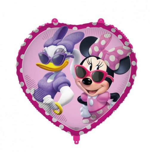 Balão da temática Minnie Mouse, com 45cm de diâmetro.
Inclui peso, fita e palhinha.
Apto para enchimento com hélio ou ar.
Enchimento não incluído.