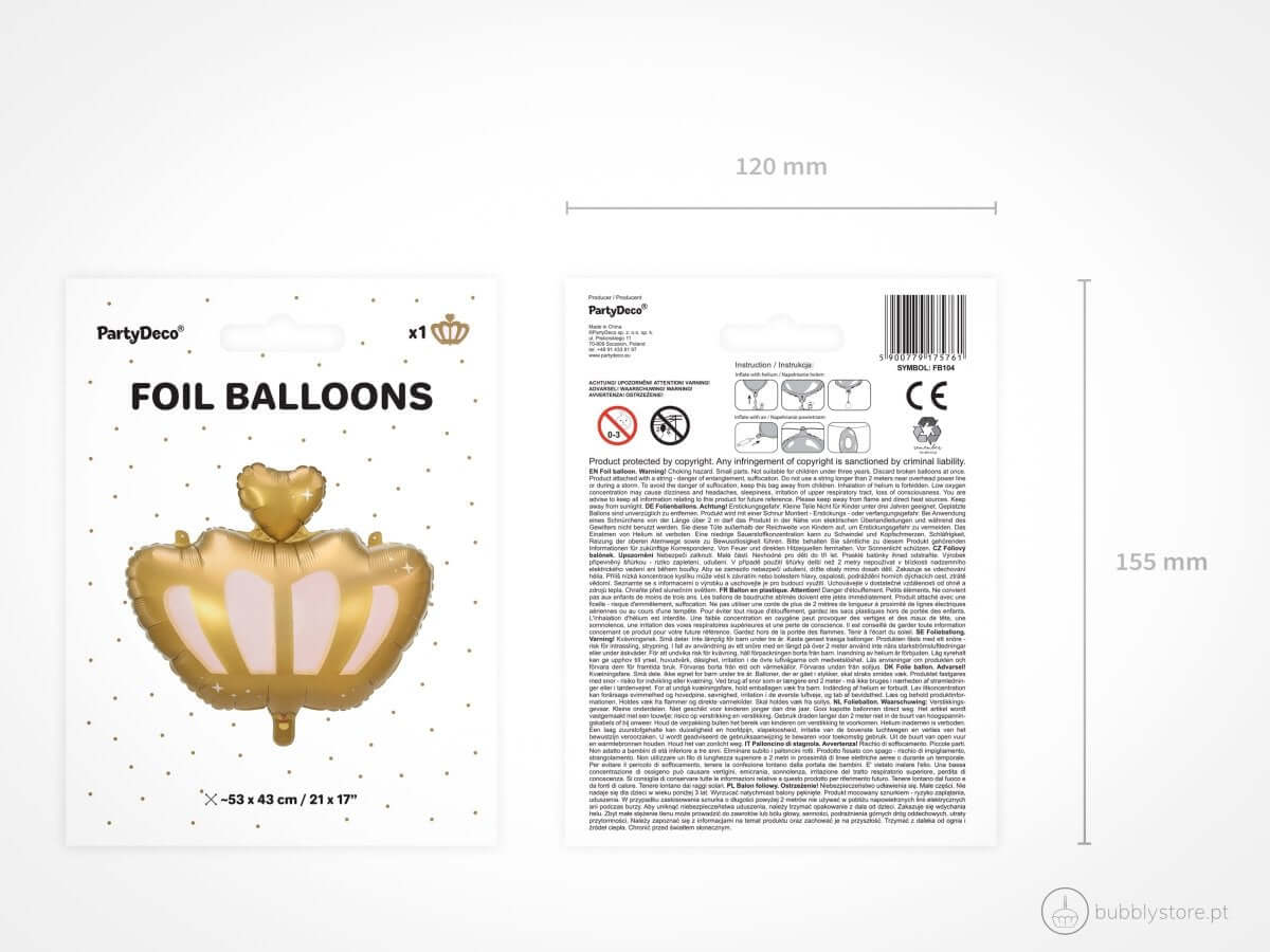 Balão Coroa - Bubbly